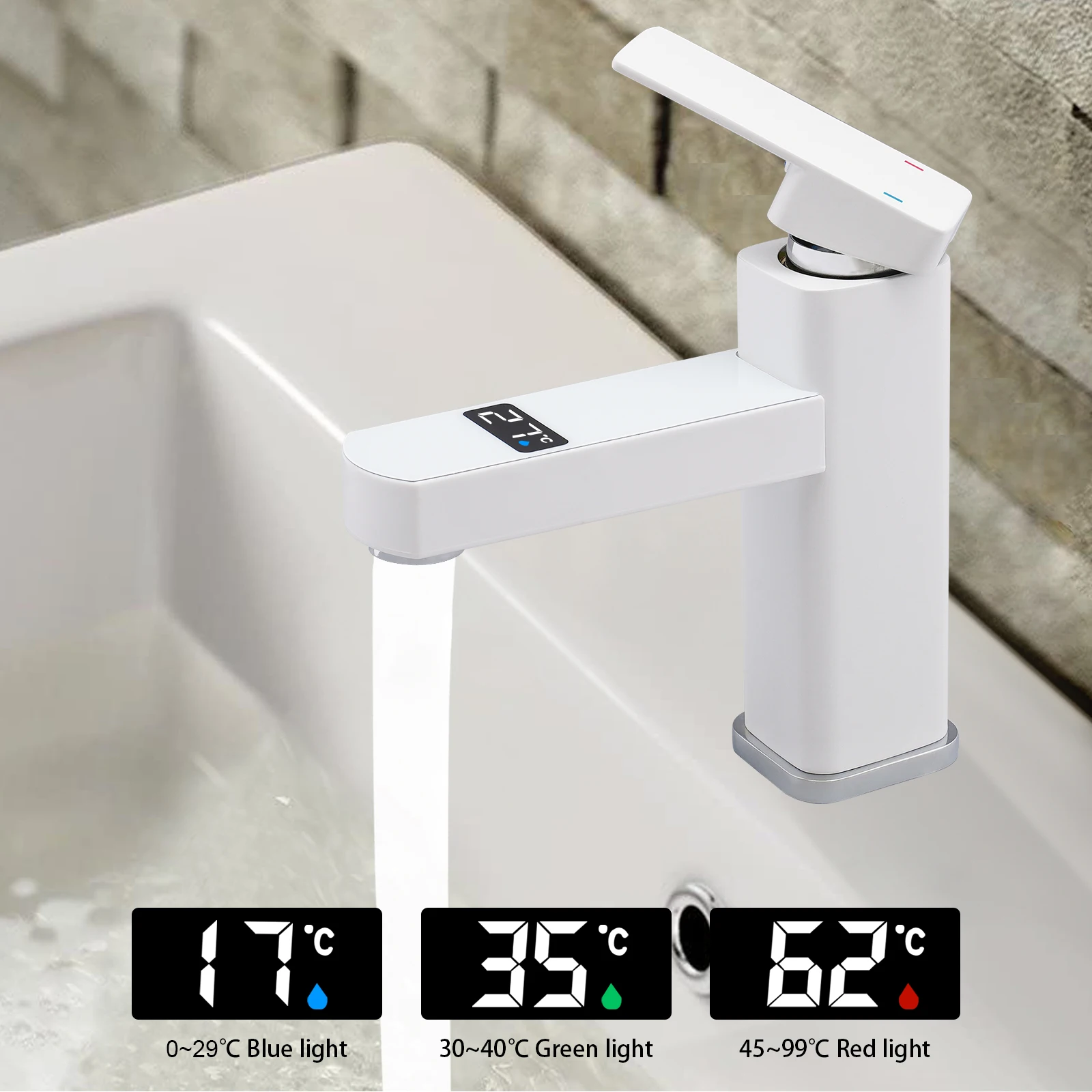 Short Tap Digital Display and Hose Single Lever Mixer Tap Bathroom Sink Mixer Tap Bathroom Important Features Taps Single Lever