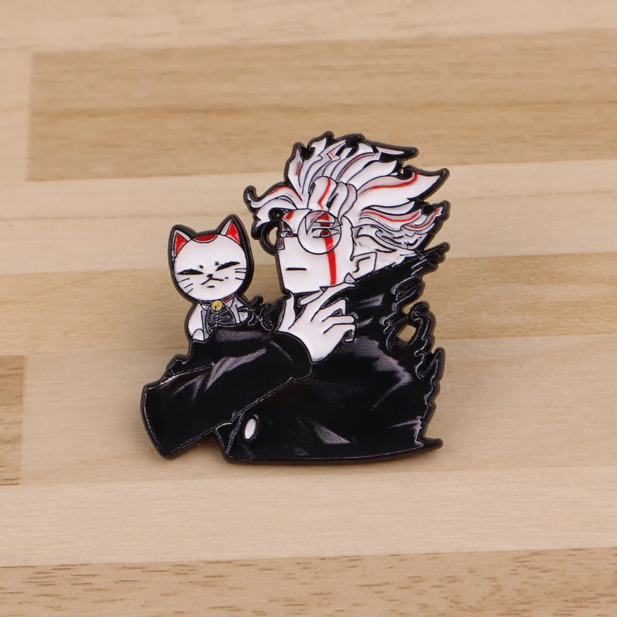 

Милый монстр-кот, эмалированная булавка, крутые значки для мальчика на рюкзаке, аниме, женские броши, шляпа, булавки для лацканов, аксессуары для косплея, игрушки, подарки