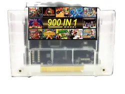 Cartucho de juego 900 en 1 Pro, para consola de juegos de 16 bits, tarjeta, versión China