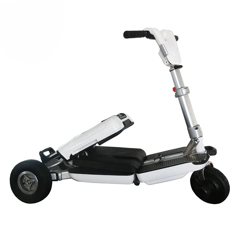 Adult Foldable Disabled 3-Wheel Lightweight Travel Electric Mobility Scooter