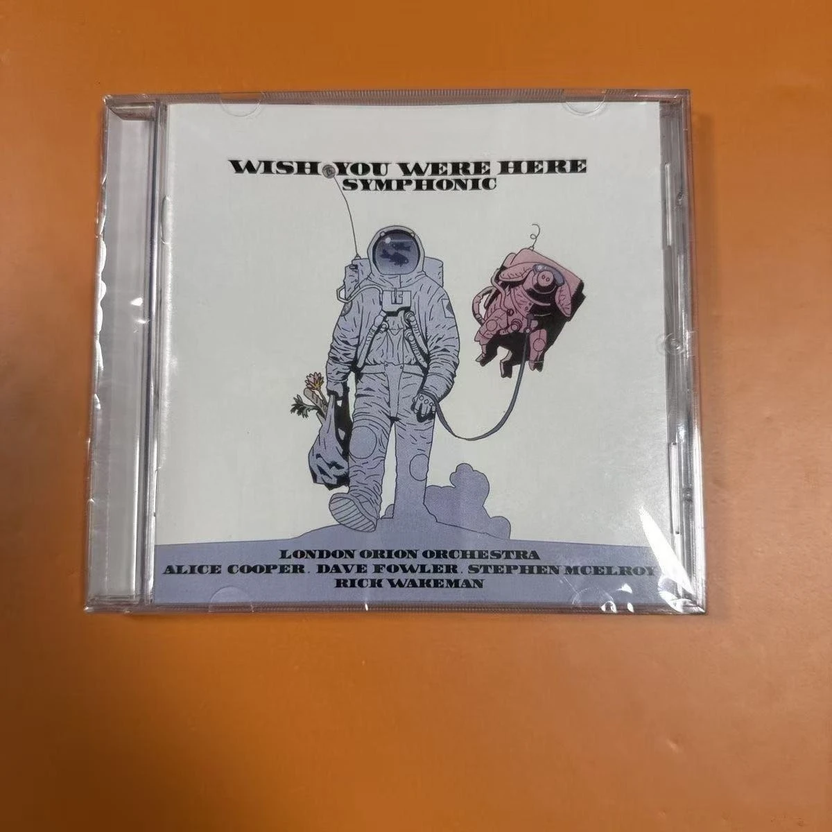 

Wish You Were Here Symphonic Rock Adaptation CD Album Artistic Astronaut Cover Premium High-Fidelity Collectible Music Record