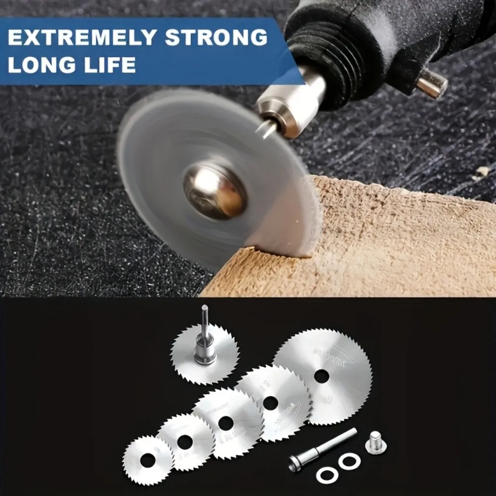 High Speed Steel Cutting Blade Set, Suitable for Drill Bits and Rotating Tools, Heavy-Duty High-Speed Steel Saw Blades