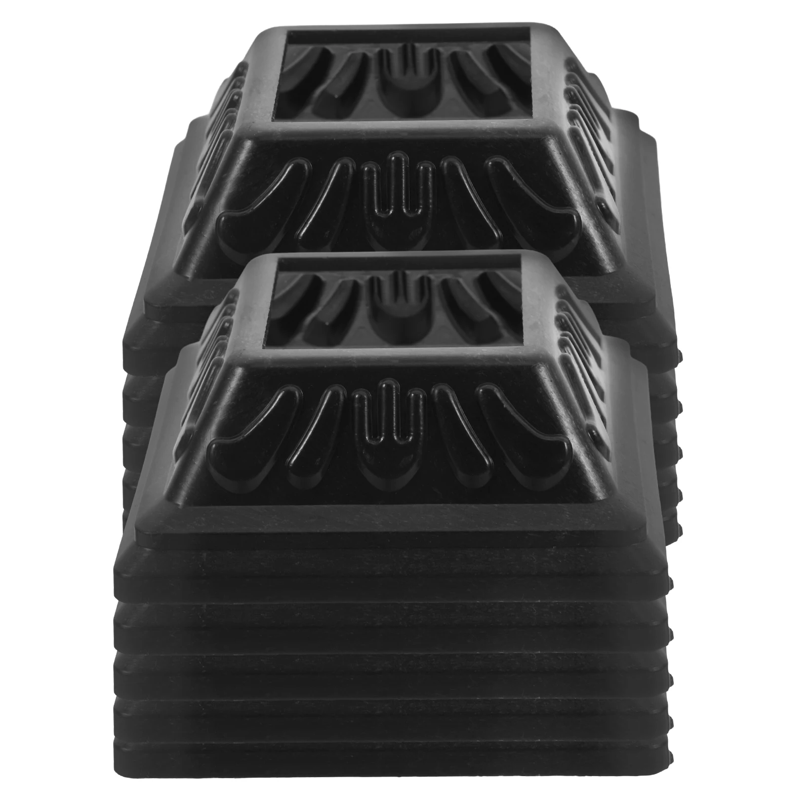 

10pcs 30x30 Foot Cover PVC Post Base Skirt Deck Railing Fence Protector Outdoor Metal Skid Reusable Column Wraps Sleeve