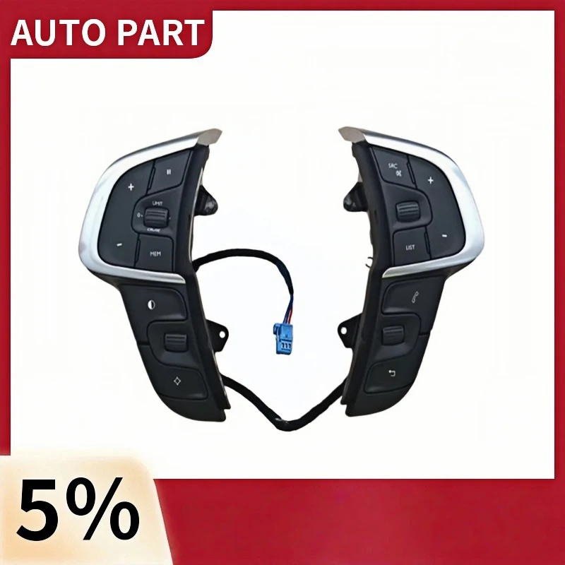 

98084115ZD suitable for Citroen C4 C4L Car steering wheel multi-function buttons Volume adjustment buttons Phone Hands Free
