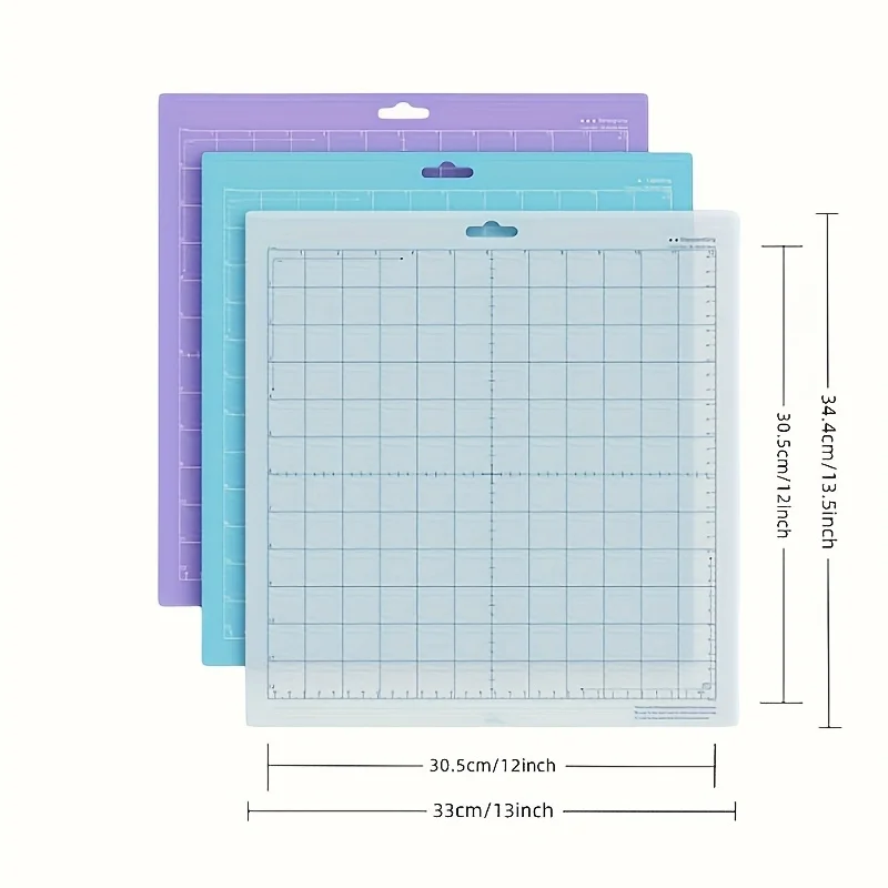 Adhesive Sticky Cutting Mat for Silhouette Cameo 4/3/2/1,12x12inch Vinyl Cutting Mat for(Light Grip, Standard Grip. Strong Grip) view 5