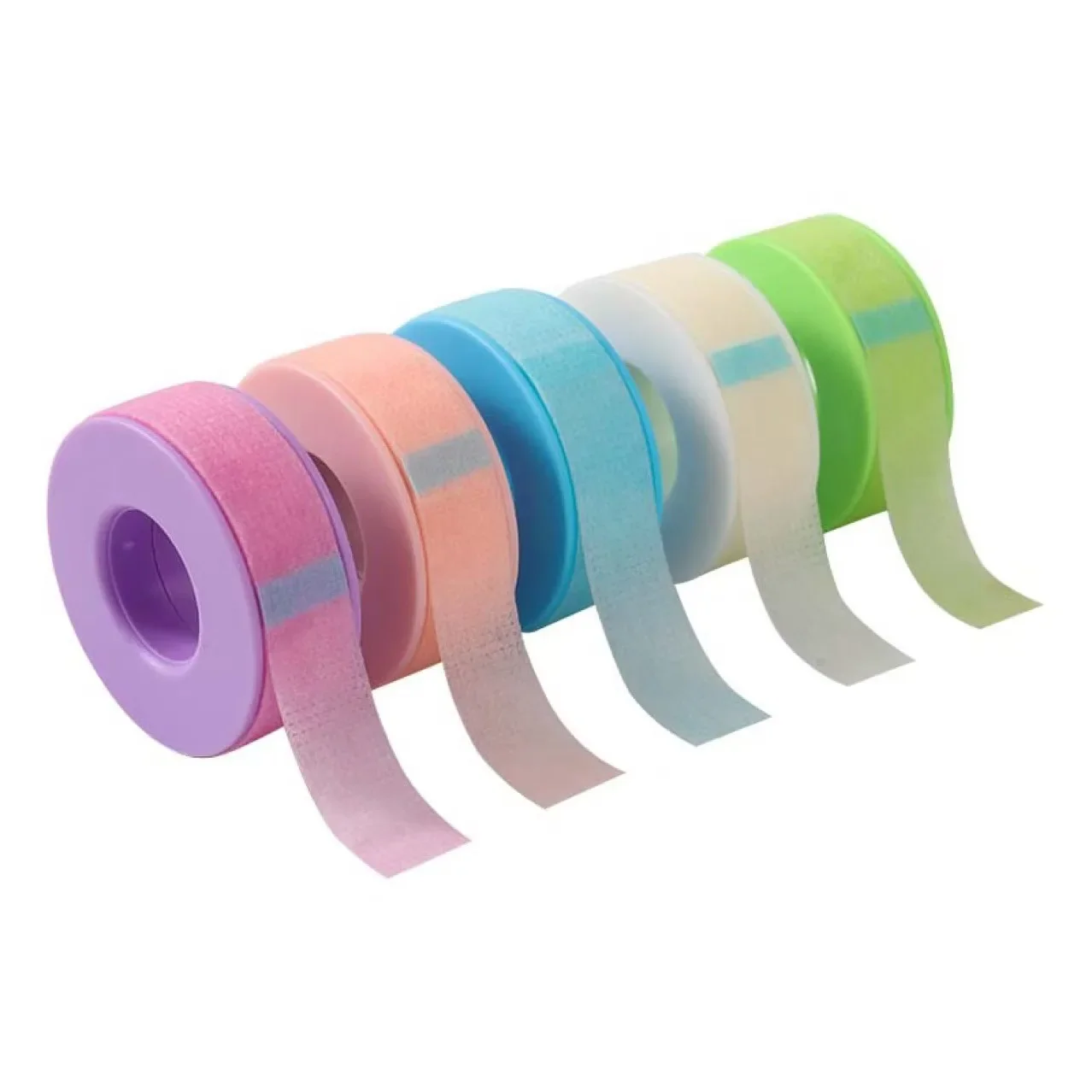 Nastro in gel di silicone per estensioni delle ciglia Pelle sensibile Multiuso Non tessuto traspirante sotto le cerotti per gli occhi Rimozione indolore
