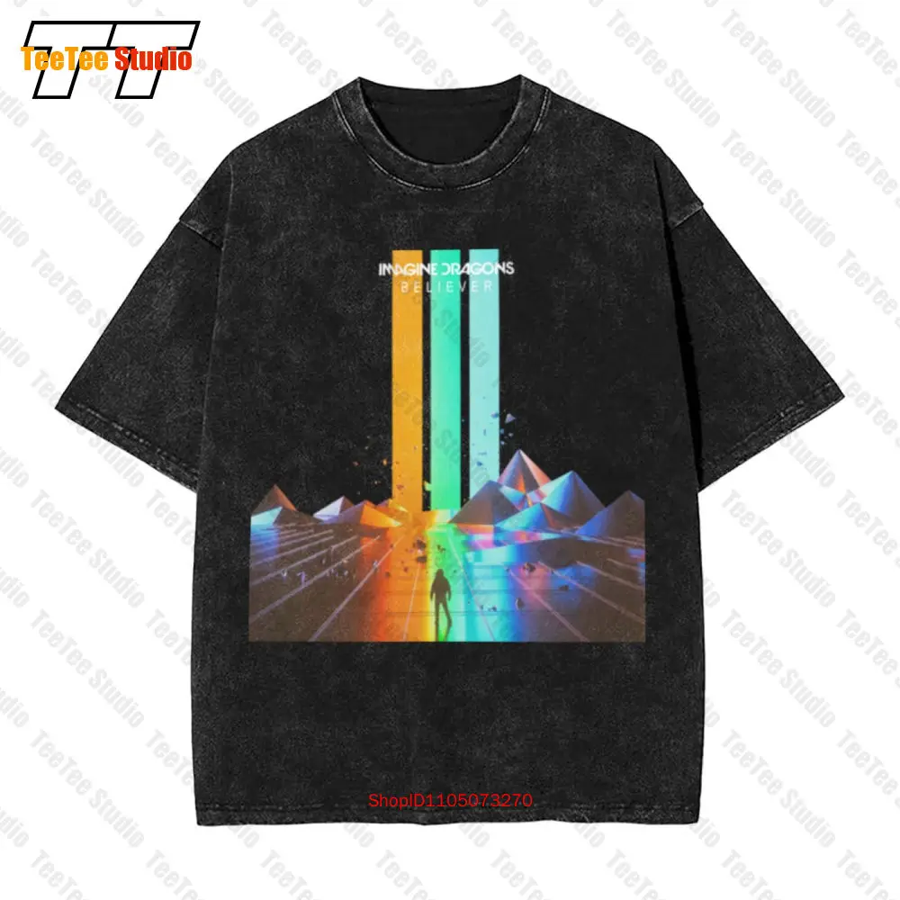 

Винтажная футболка большого размера Imagine Dragons Believer FS6K