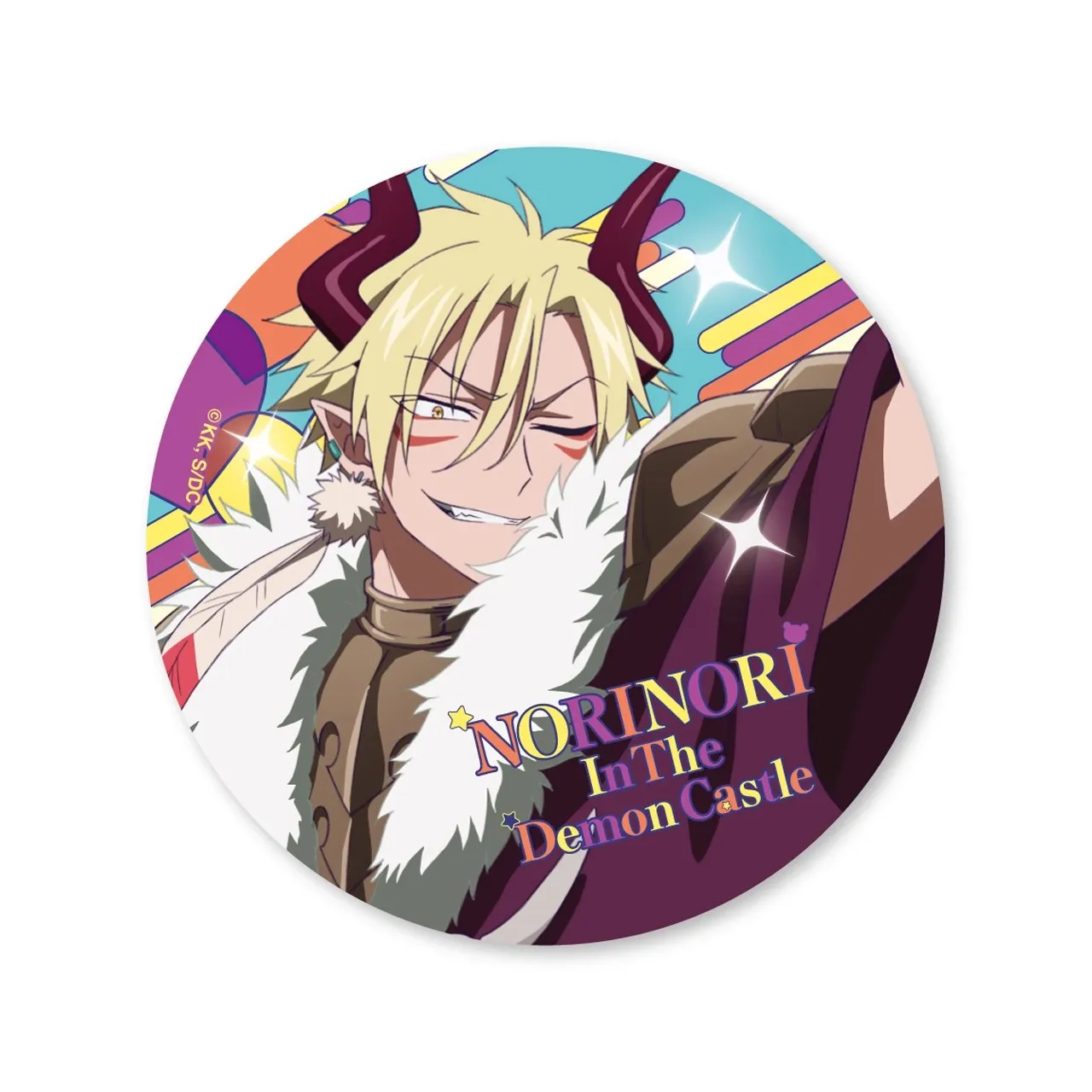 58 مللي متر أنيمي نعسان الأميرة في قلعة شيطان الشفق العظيم الأحمر سيبيري تأثيري زي شارة دبوس SPTE صفيح بروش ﻿   الدعامة