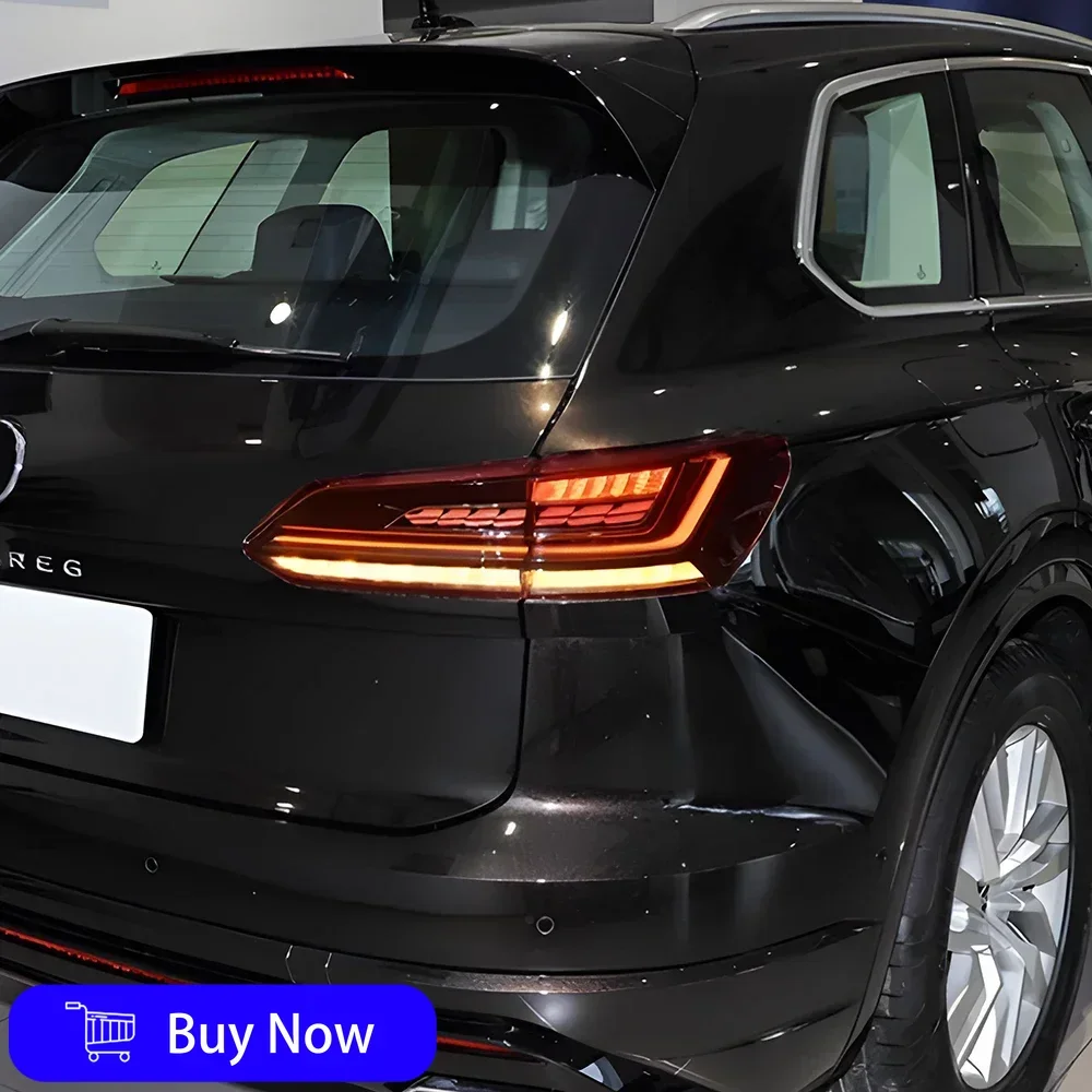 

For VW Touareg 2019-2023 Car Taillights Assembly LED Car Rear Back Lamps Plug and Play Dragon Scale Design Style Accessories