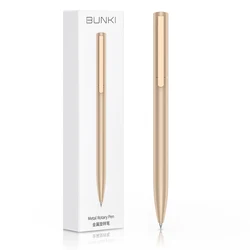 BUNKI Metal Sign Pen Ballpen Signing Pen 0.5MM Gel PREMEC Smooth Switzerland Refill Black Ink Office School Writing Pen