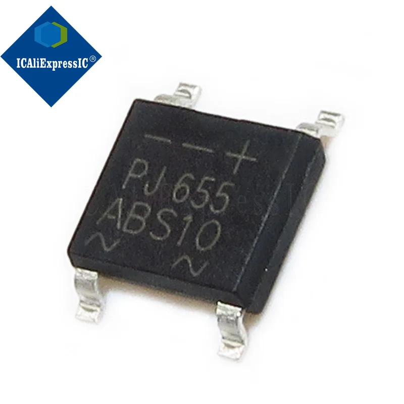 50pcs/lot ABS10 SOP-4 SMD Rectifier bridge pile IC chip In Stock