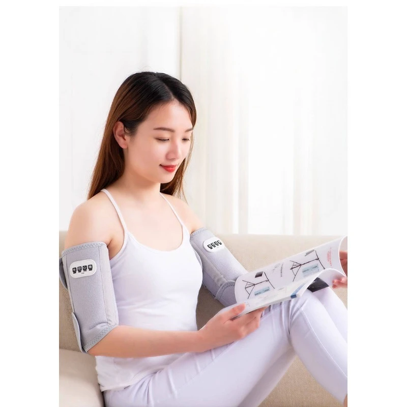 

Electric Wrist & Arm Massager with Heat Therapy, Kneading & Vibration for Pain Relief, Moxa Heat, Auto Shut-off, Portable for
