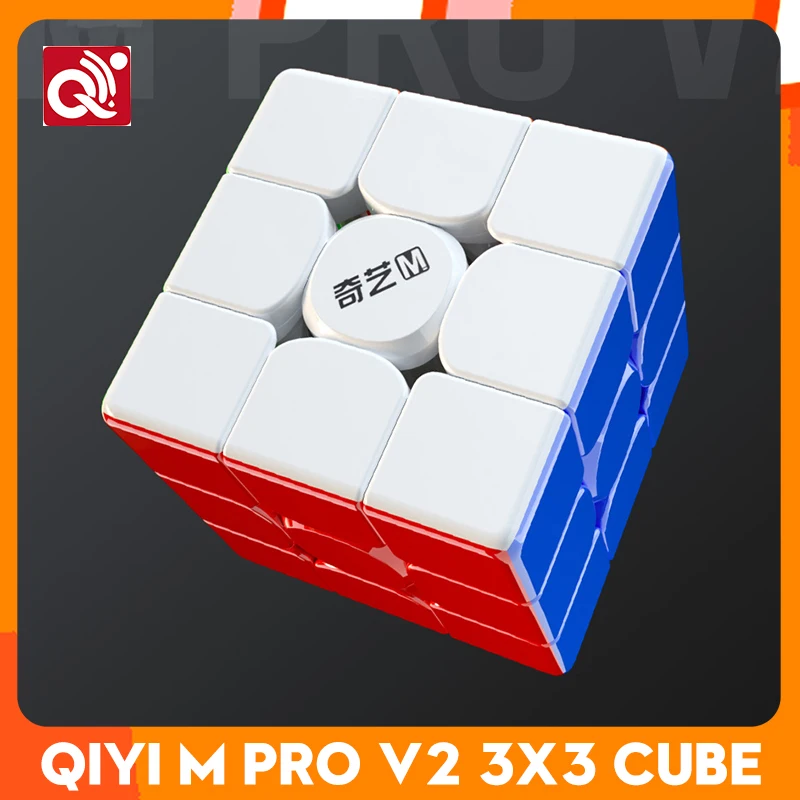 [CubeFun]QiYi M Pro V2 3x3 Magnetic Magic Cube UV Professional Speed Education Children's Toys Cubo Magico Gifts