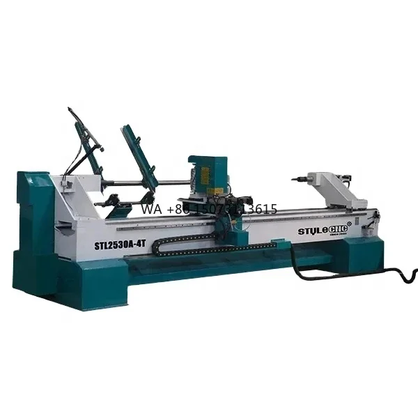 مخرطة خشب CNC متعددة الوظائف مع آلة مخرطة عمل الخشب بنظام التحميل الأوتوماتيكي