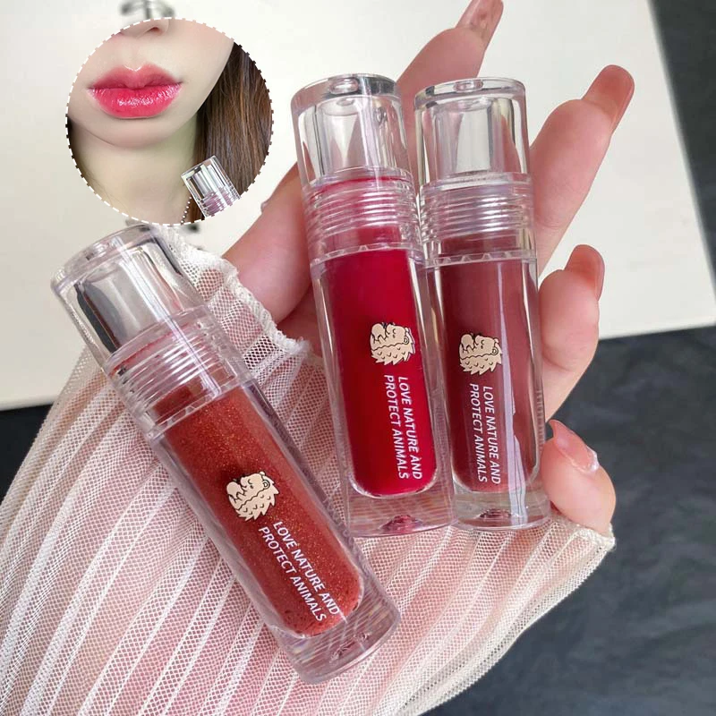 Lip Tint Non-Stick Cup Vloeibare Lippenstift Blush Waterdichte Langdurige Spiegel Water Lipgloss Lippen & Wang Make-Up