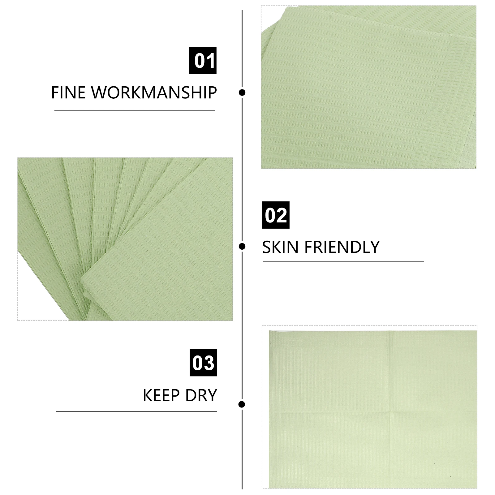

125pcs Disposable Beauty Cleaning Pad Waterproof Thickened Practical Mat For Home Salon Thicken Tablecloth