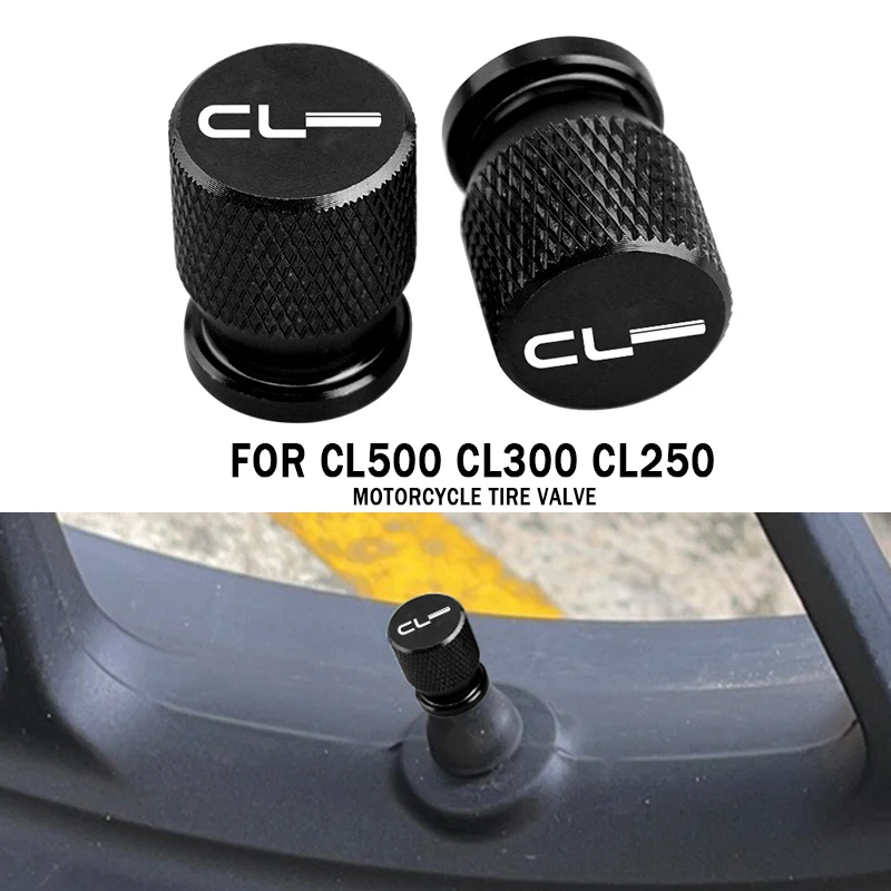 CL Motorcycle Tire Valve Air Port Stem Cover Cap Plug CNC Accessories For Honda CL250 CL500 CL300 CL 250 500 300 2023 2024 2025