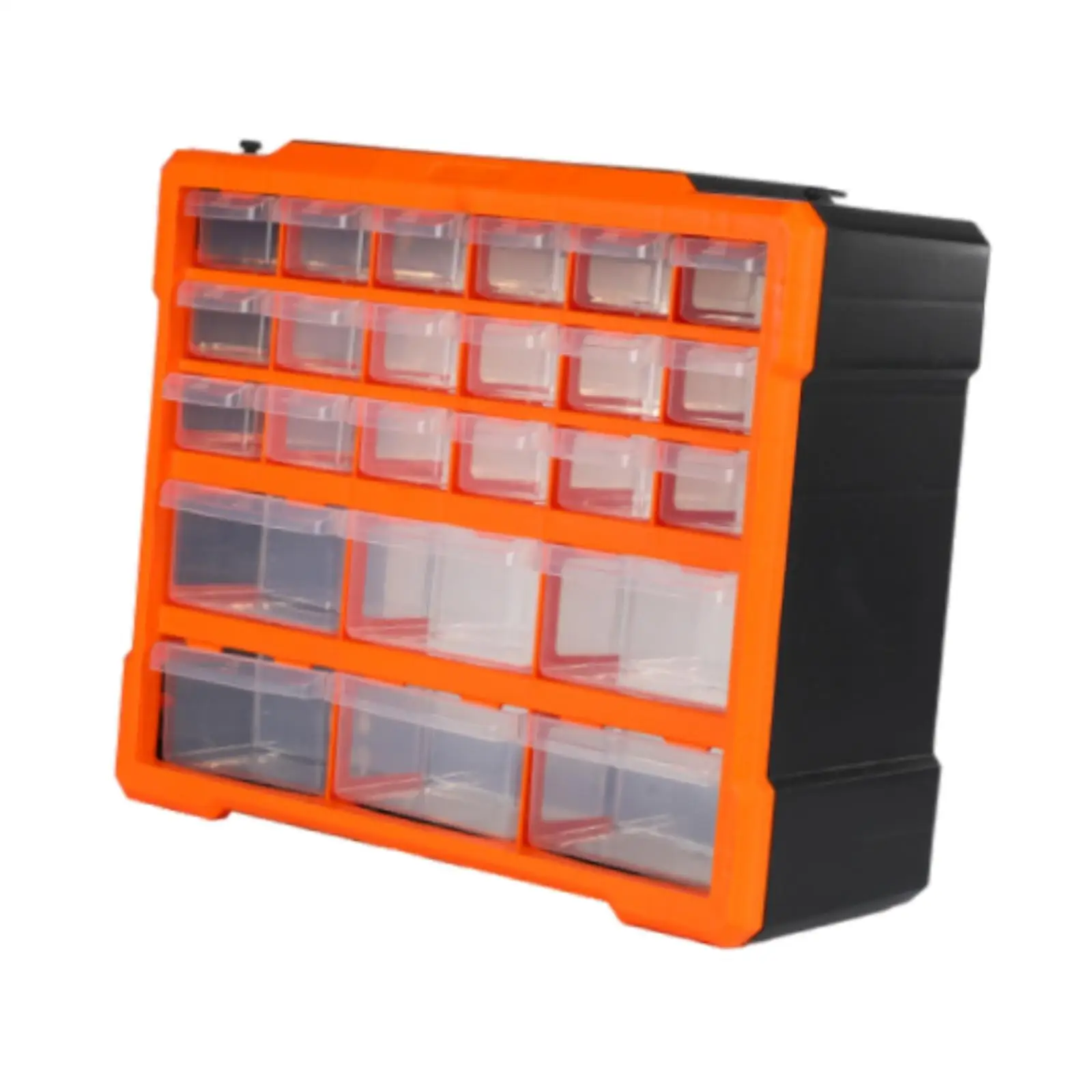 

Small Tools Organizer Desktop Storage Box with Dividers Waterproof Versatile