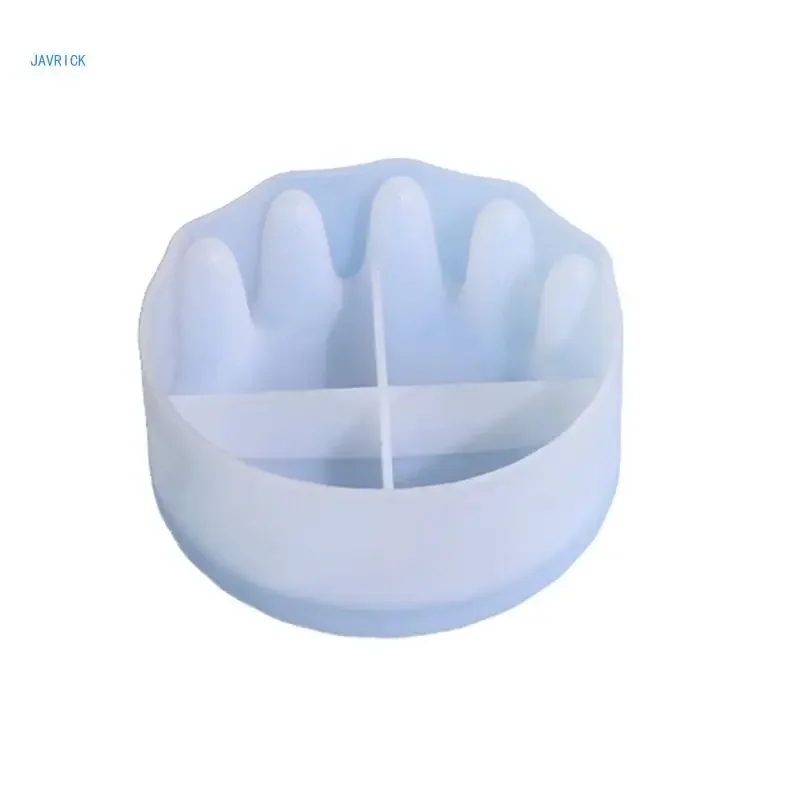 

DIY лоток силиконовая форма для смолы эпоксидная смола литейная форма для DIY-контейнер для ювелирных изделий безделушки кольца пластина для хранения формы