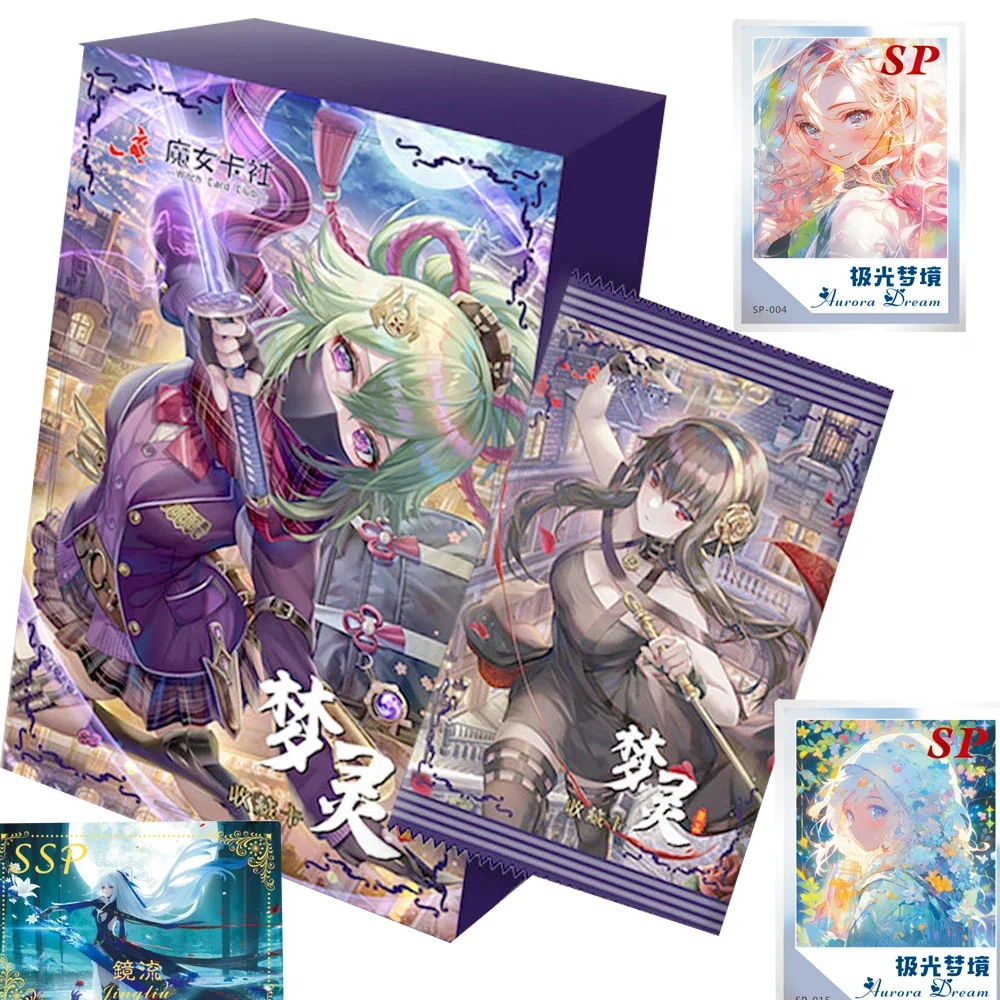 Original Dream Spirit Goddess Story Collection Cards Booster Box Anime Girl Magic World Series Full Set Cards Kid Birthday Gift