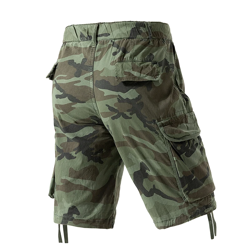 New Summer Men Cargo Camouflage Shorts Mens Cotton Beach Multi Pocket Shorts Man Spring Casual Joggers Shorts Male Dropshipping - Image 4