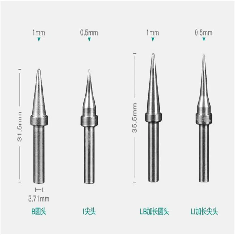 1PCS Original QUICK 200-K IronTips For The QUICK 203 / 203H / 204 / 204H / 203D / 376D / 712 Soldering Station Iron Head