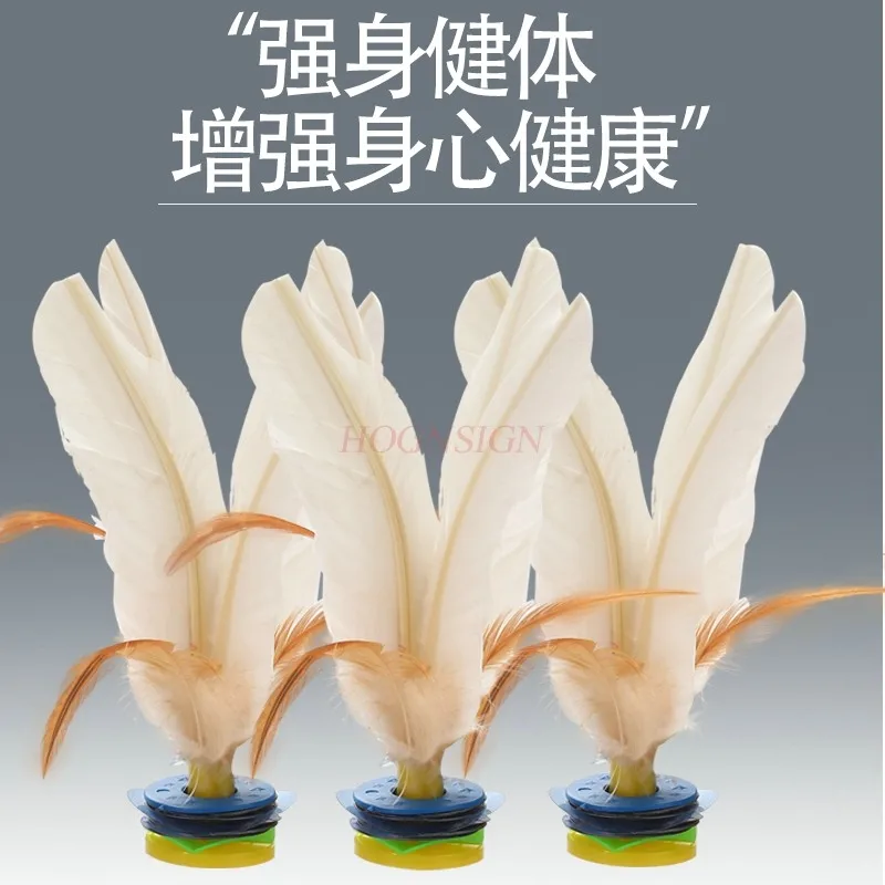 3pcs Big White Shuttlecock, Fitness Shuttlecock, Badminton Sports Durable to Kick