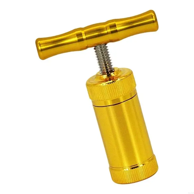 Compactador polvo compacto y metálico con cómodo para hierbas y especias, prensado preciso, funcionamiento suave, M4YD