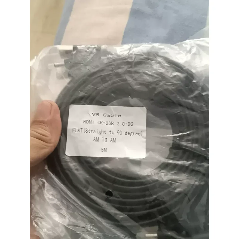 for HTC Vive 3 in 1 Cable New Unopened 4 Pin 2 Round 2 Flat Connectors 99 Percent New Condition Replacement Accessory