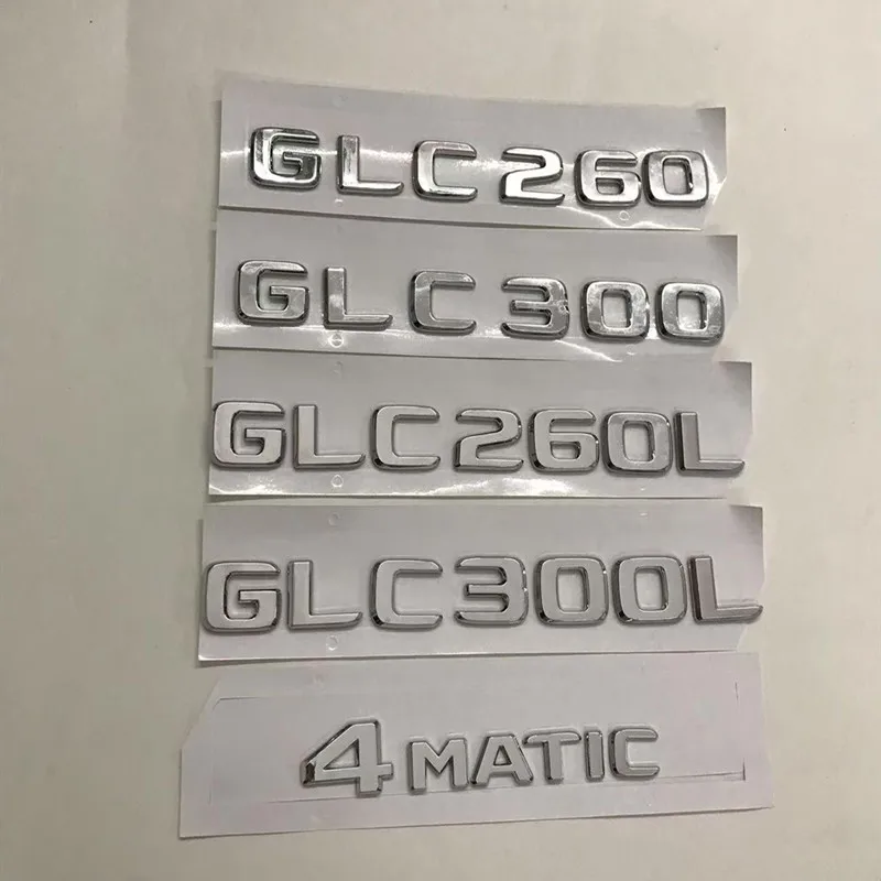 

Багажник автомобиля слова логотип значок эмблема наклейки наклейка для Mercedes Benz GLC GLC63 GLC200 GLC220 GLC250 GLC260 GLC300 GLC350 X253 X254