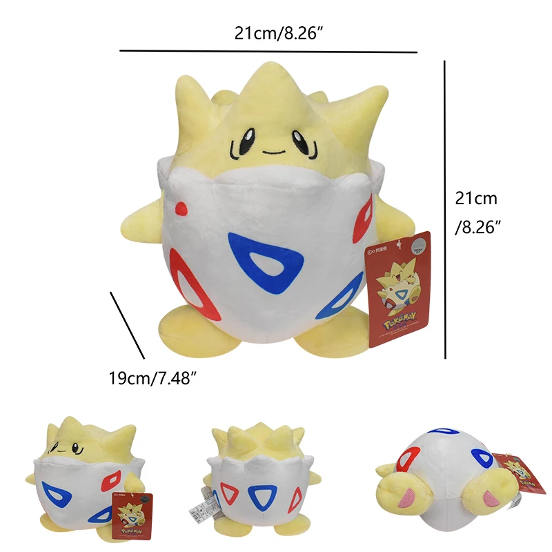 Kawaii togepi Plüschtiere Japan Anime Cartoon Plüsch puppe weich gefüllt togepi Puppe Geburtstags geschenk für Kinder Mädchen – Detail 3