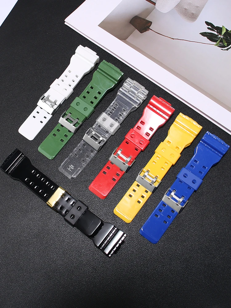 Silicone Watch Strap for G-shock C-a-s-i-o GA110 Black Gold Ga100 Men's Ga140 Accessories 16