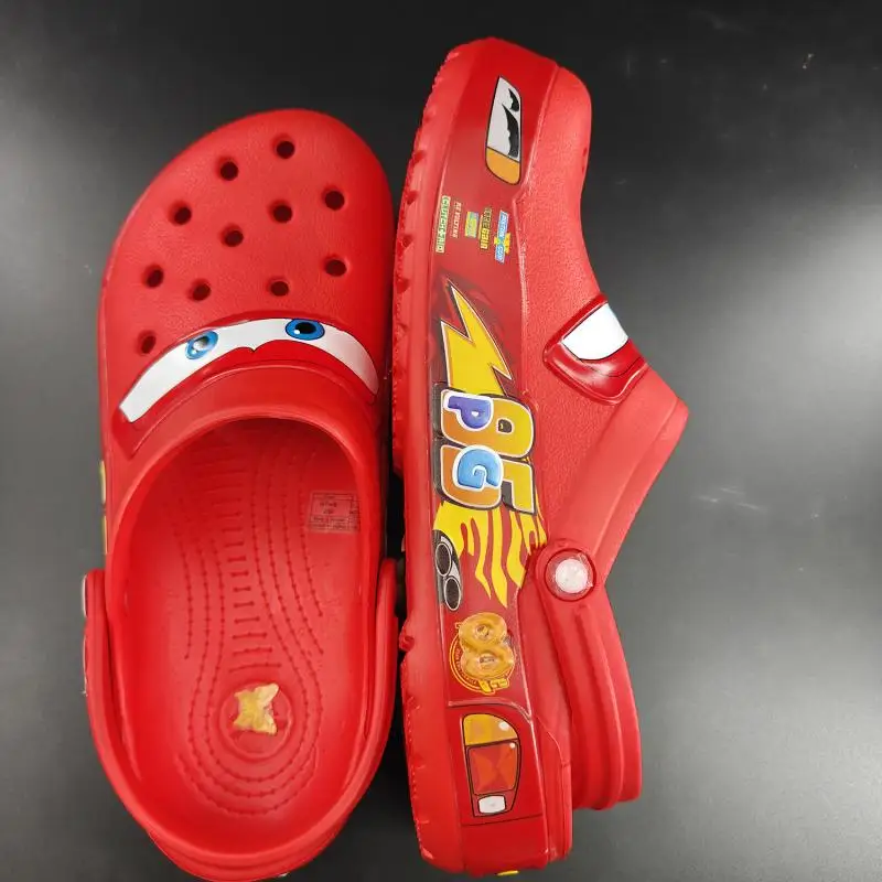 Blaue Rennwagen-Clogs, schnelltrocknende, leichte Wasserschuhe, weiche, rutschfeste Sohle, Slip-On-Sandalen für Strand, Dusche, Pool, Garten, Zuhause, neu – Detail 6