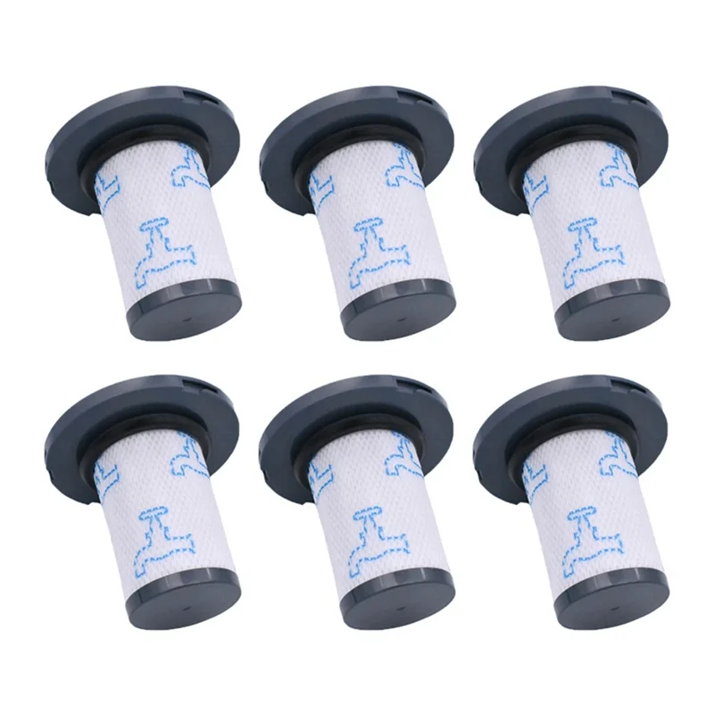 Update 6Pcs Washable Filter for Rowenta ZR009007 Tefal X-Force Flex 14.60 11.6 Rod Vacuum Cleaners Parts Accessories