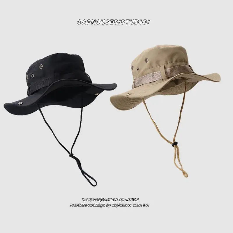 

Japanese trendy fisherman hat for men and women in summer breathable sun protection outdoor camping and mountain fishing hat