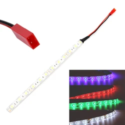 20cm 12V LED striscia impermeabile 3S Lipo con connettore JST luce notturna verde/rossa/bianca/blu per quadricottero multirotore