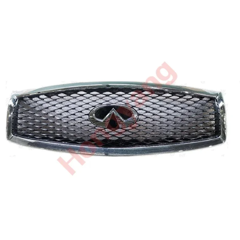 

Wholesale Car Parts Gloss Black Grill With Chrome W/O Hole Car Front Bumper Mesh Grille for Q70 2015-2019 62310-1MA0B