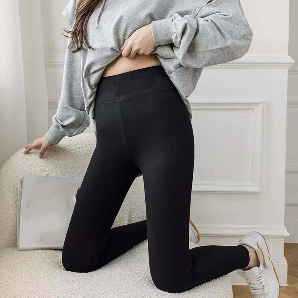 High Waist Casual Leggings for Women Featuring Elastic Waistband and Tight Fitting Style for Comfortable Everyday Wear