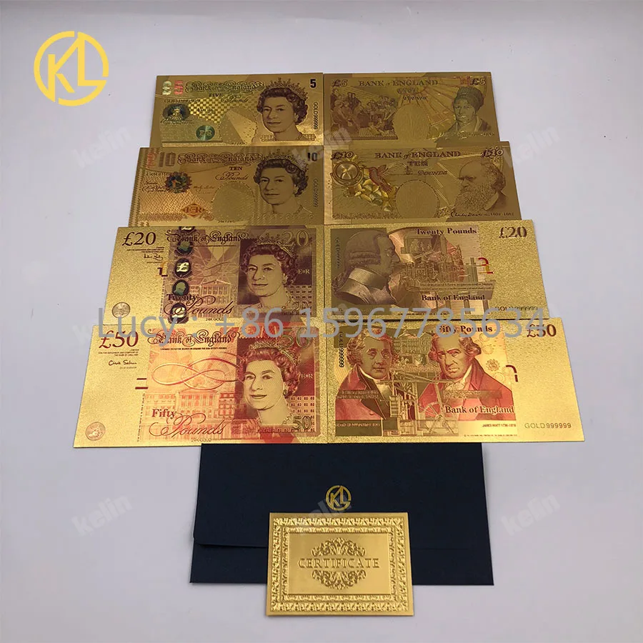 

10pcs/lot Euro pound Banknotes collection gift for friends