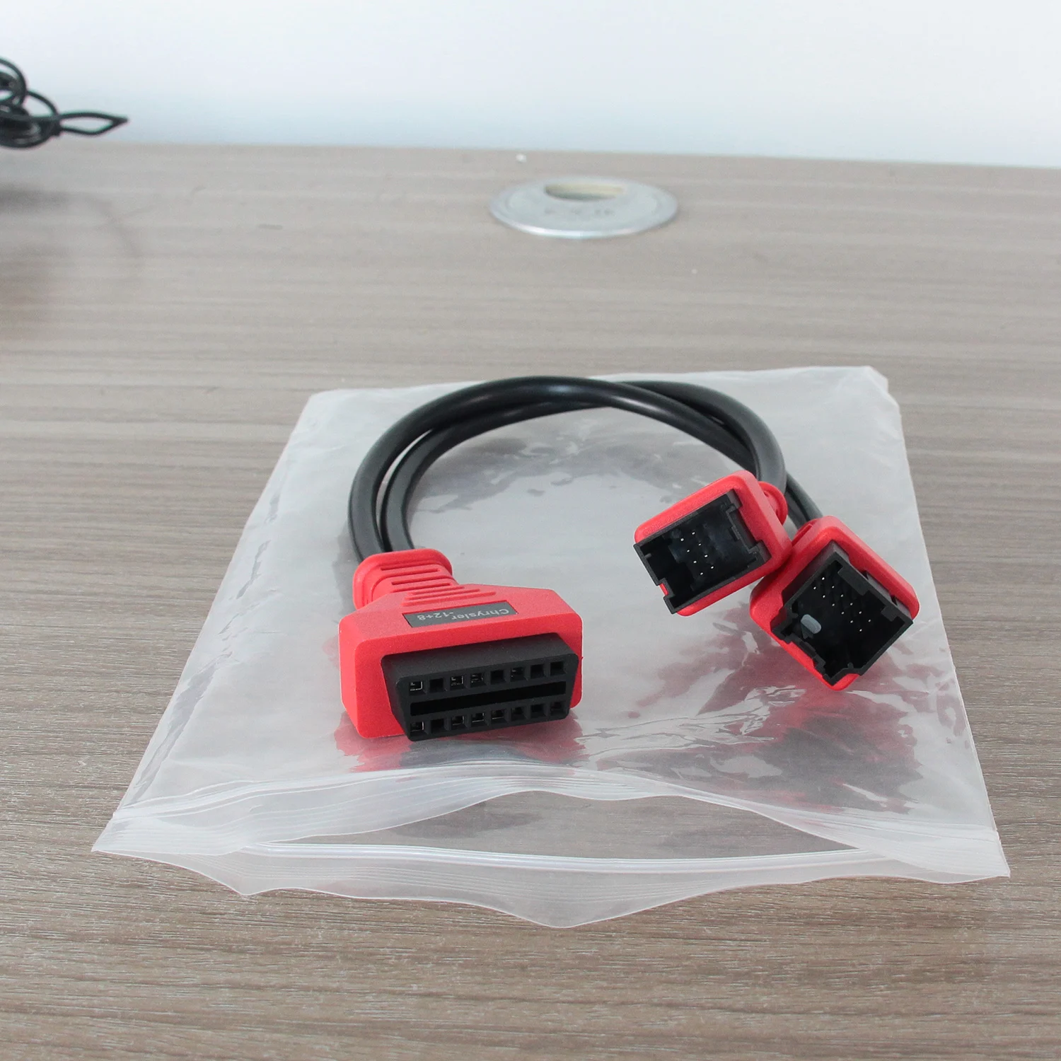 Диагностический адаптер OBD 12+8, кабель для программирования FCA, поддержка Chrysler OBD2, 12+8-контактный кабель