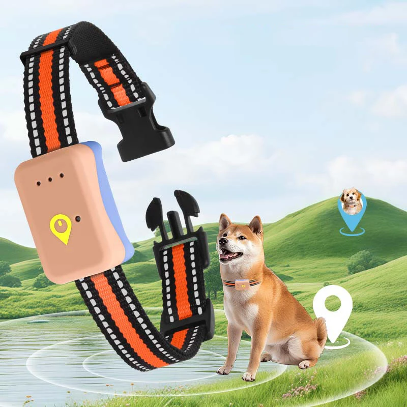4G LTE Smart Dog GPS Tracker Real-Time Tracking for Dog/Cat/Pets Waterproof & Long Battery Life Pet Tracker