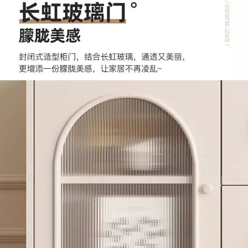 Solid wood dining side  Slate living room wine  Tea  Multifunctional kitchen storage