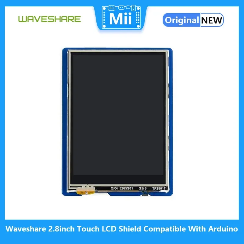 

Waveshare 2.8inch TFT Touch Shield LCD Resistive touch screen 320*240 resolution compatible with Arduino/Leonardo/NUCLEO/XNUCLEO