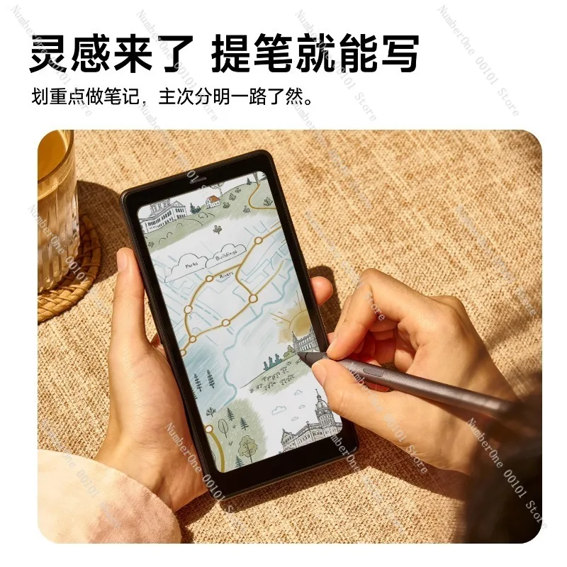 E-Ink Screen Reader 6.13-Inch Pocket Book,Eye Protection E-Paper E-Book Reader,Lightweight Portable Ink Display Novel Reader
