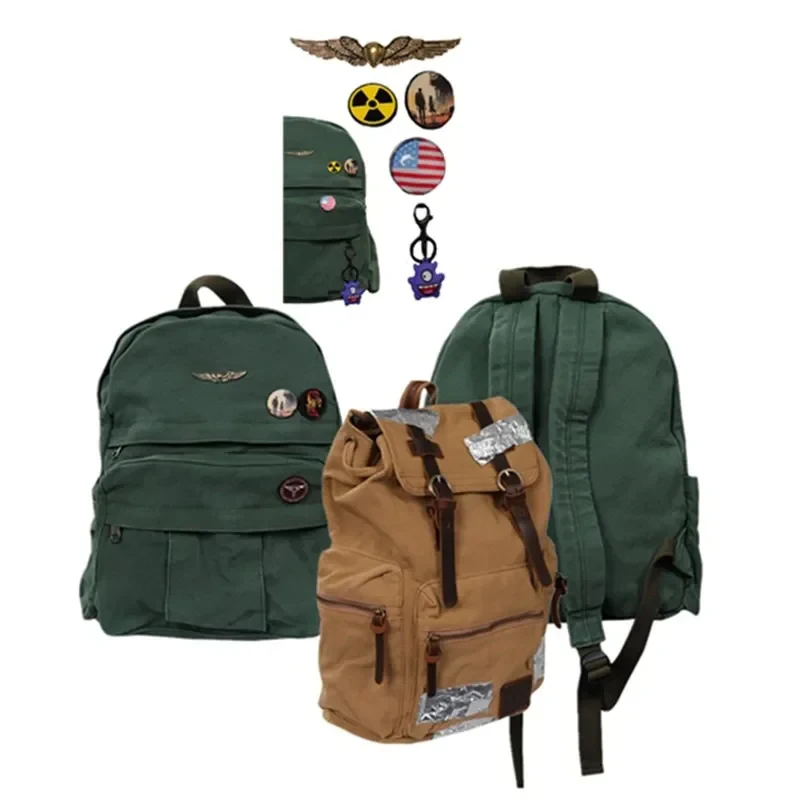 2026 The Last Ellie Cosplay bag Joel Backpack Anime 3D Print school Travel Outdoor Rucksack Gifts for Men RS6RA view 2