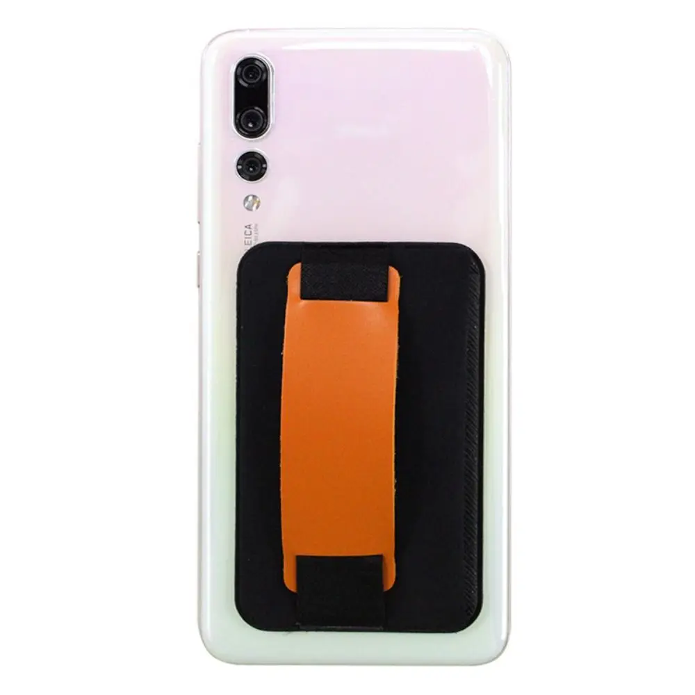 Adhesive Sticker Cell Phone Wallet Case Credit ID Back Cover Phone Card Holder Elastic Stretch Card Case Cellphone Pocket