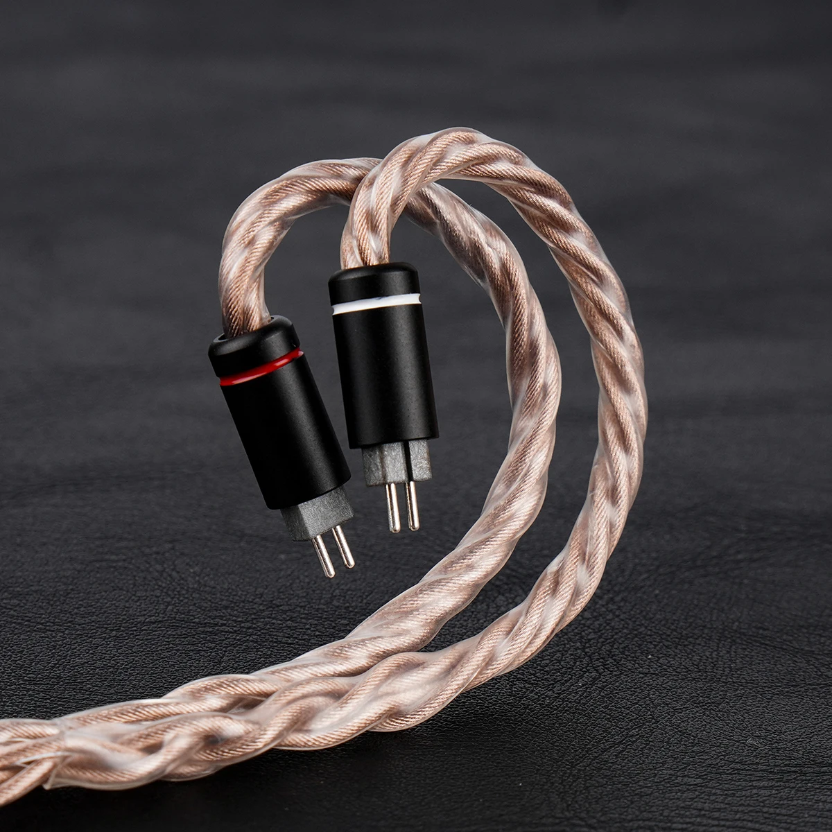 NICEHCK EpicLoong Cable de repuesto HiFi 21AWG 6N Cable audiófilo de plata pura 2 pines chapado en paladio OFC 4,4mm enchufe para METEOR P50