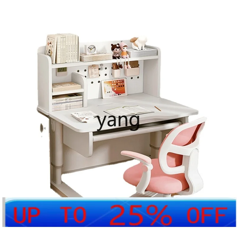 LTT Kinder-Studienschreibtisch, kleine Wohnung, Massivholz-Schreibtisch, Grundschüler, Schreibtisch, verstellbarer Tisch und Stuhl