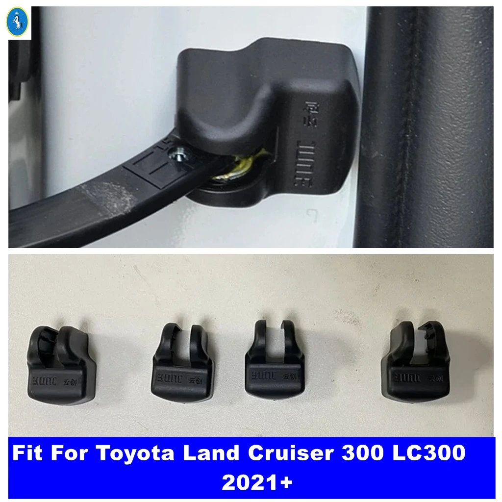 

Plastic Car Inner Door Arm Stop Rust Waterproof Decor Cover Trim Fit For Toyota Land Cruiser 300 LC300 2021 - 2024 Accessories