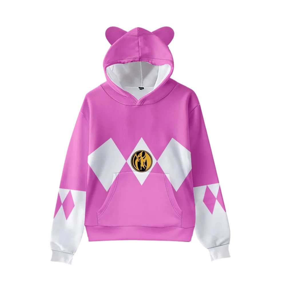 3 To 14 Years Kids Hoodies Game Mighty Morphin 3D Print Sweatshirt Boys Girls Harajuku Cosplay Jacket Coat Children Clothes